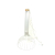 Lampa wisząca metalowa ażurowa LOFT Biała 75cm